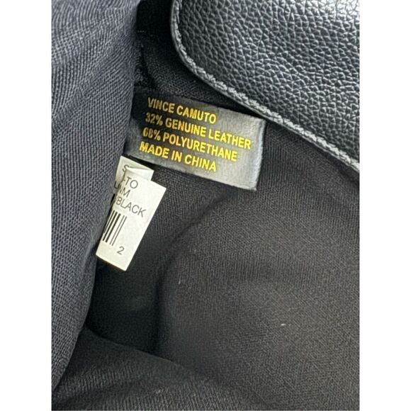 Vince Camuto Blue White Woven Harlo Tote Shoulder Leather Blend Purse - Picture 10 of 15